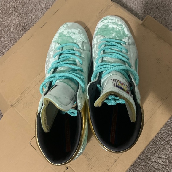 Puma Dee & Ricky Velvet Basket Mid Size 12 - Picture 4 of 5